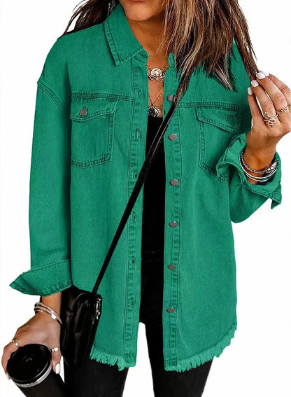 Classic signature denim jacket for women | Katja -14