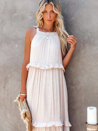 Tiered Ruffle Long Dress Chic For Women | Lara