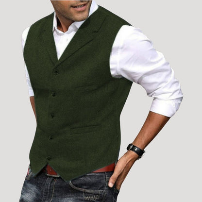 Refined classic longline winter coat for men -2