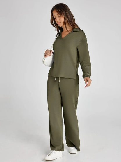 Cozy Minimalist Two Piece Set Stylish For Women | Mirelena