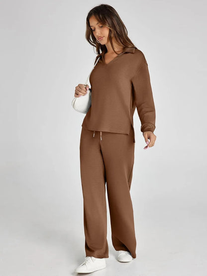 Cozy Minimalist Two Piece Set Stylish For Women | Mirelena