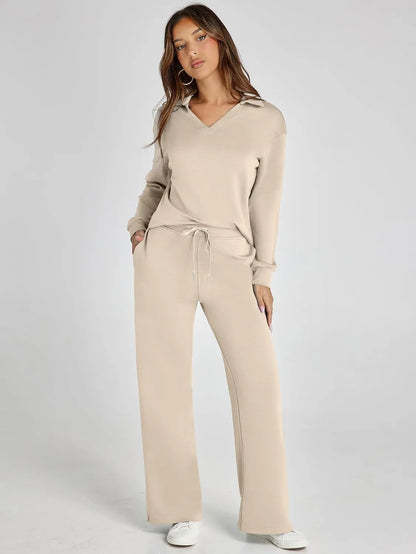 Cozy Minimalist Two Piece Set Stylish For Women | Mirelena