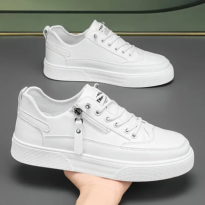 Classic everyday leather casual trainers for men | Stratford -10