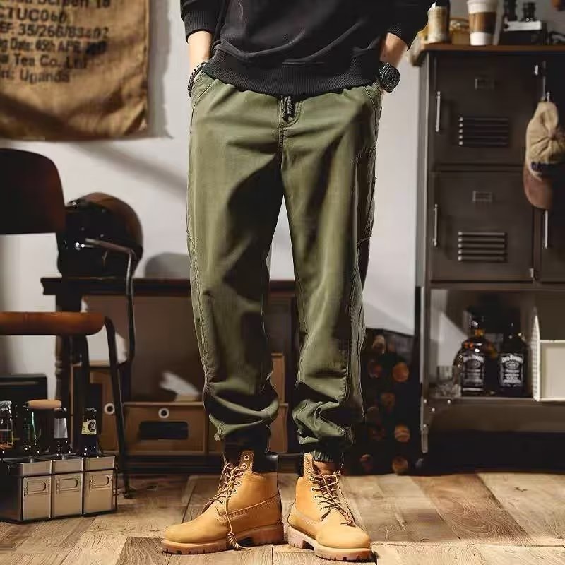 Tapered Utility Cargo Trousers Versatile for Men | Railey
