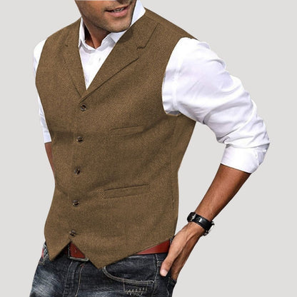 Refined classic longline winter coat for men -7