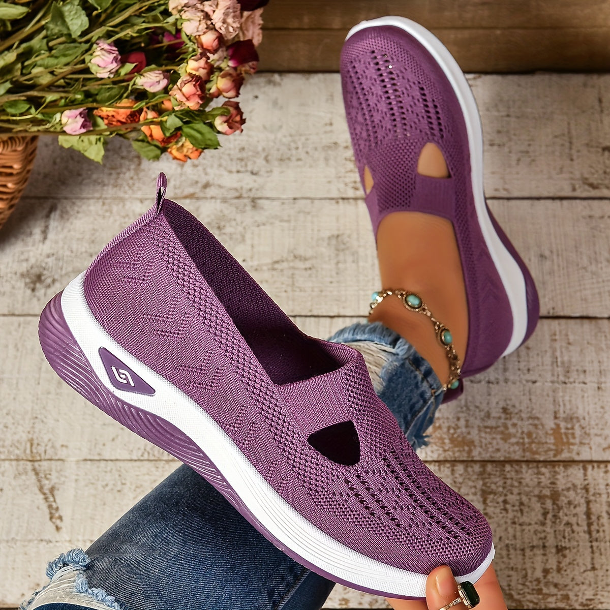 Orthopaedic everyday slip-on comfort shoes for women | Carry -9