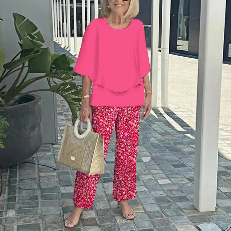 Classic matching co-ord set for women | Genevieve -12