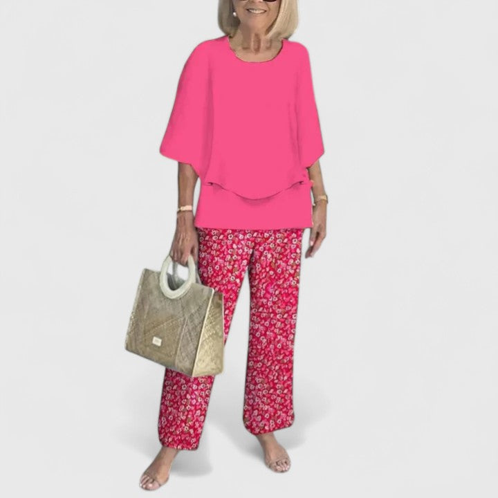 Elegant relaxed two-piece co-ord set for women | Martha - 7
