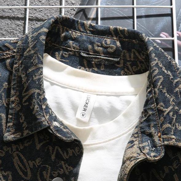 Embroidered Button Front Jacket Stylish for Men | Cassian