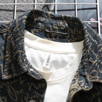 Embroidered Button Front Jacket Stylish for Men | Cassian
