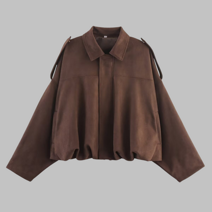 Loose Fit Military Style Jacket Stylish For Women | Calystrine