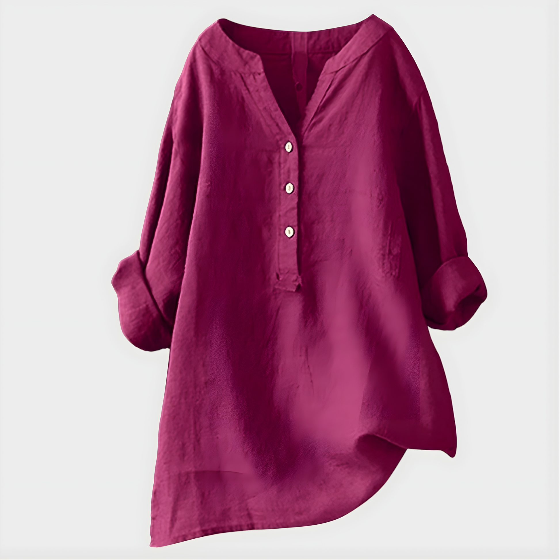 Elegant V-neck everyday blouse for women | Veronique -6