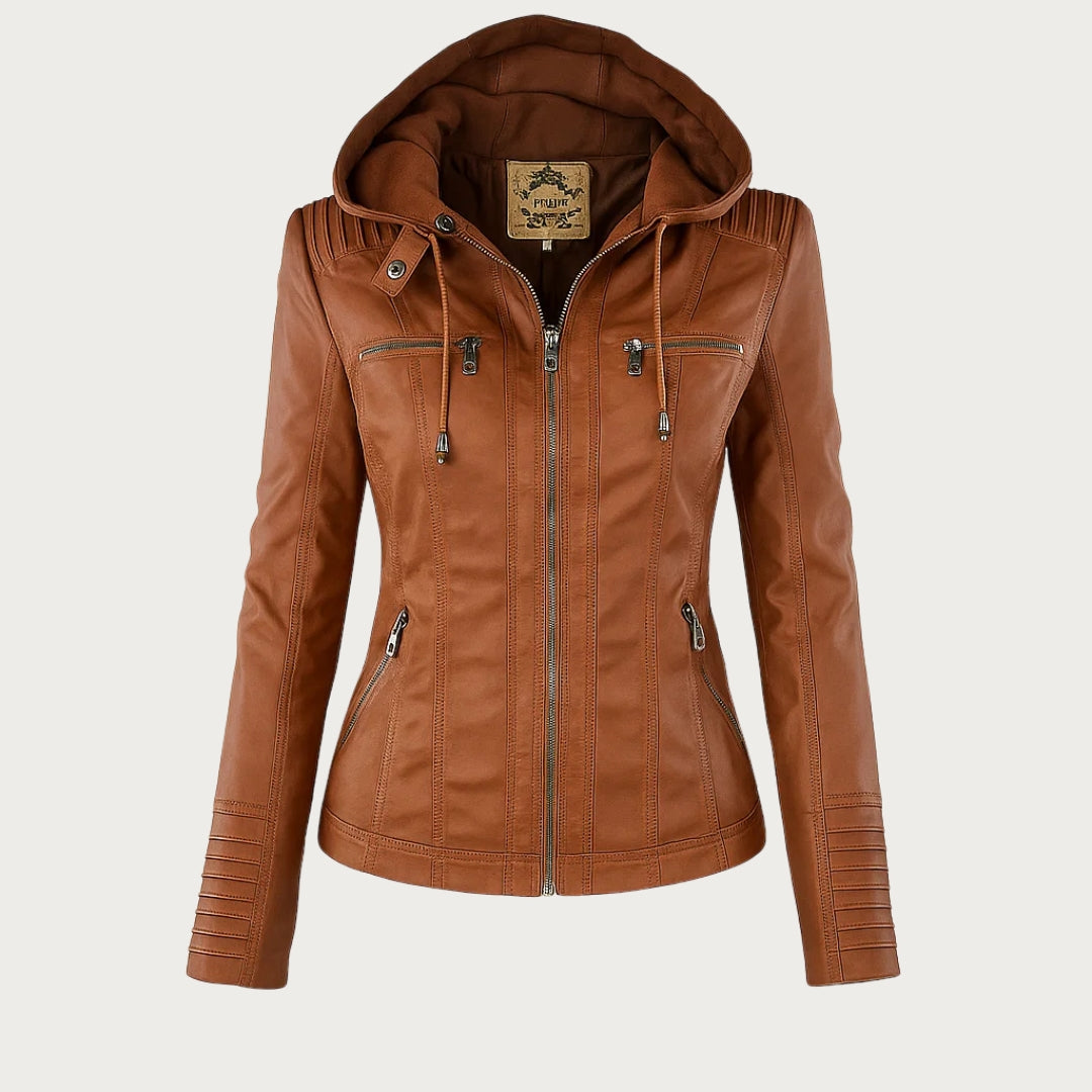Classic leather everyday jacket for women | SOPHIE - 1