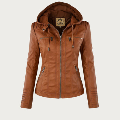 Classic leather everyday jacket for women | SOPHIE - 1