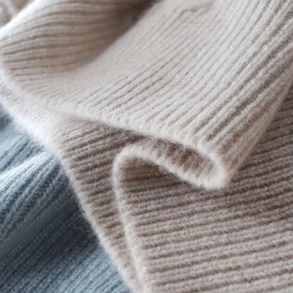 Cosy knit turtleneck sweater for women | Camille - 2