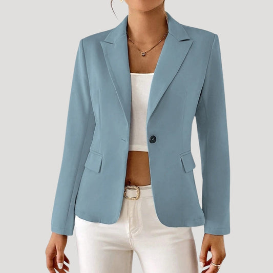 Sophisticated tailored fitted blazer for women -1