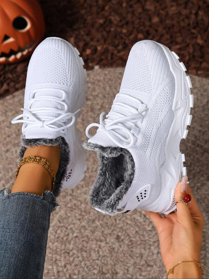 Comfortable Lined Outdoor And Indoor Sneakers Modern For Women | Elvoria