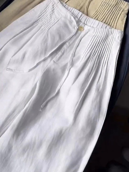 Relaxed wide-leg everyday trousers for women | Camille - 2