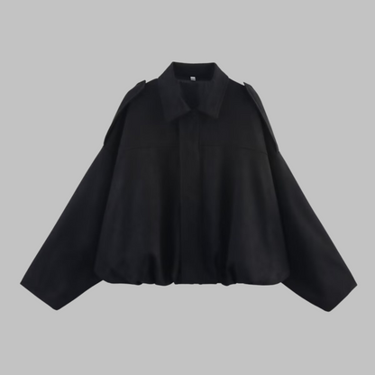 Loose Fit Military Style Jacket Stylish For Women | Calystrine