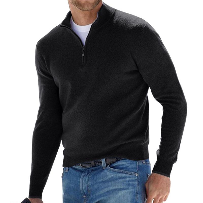 Half-zip comfort sweater for men | Harris