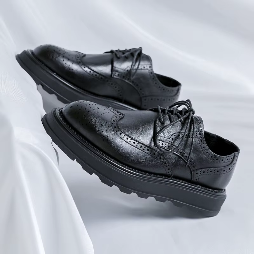 Classic smart brogue Derby shoes for men | West -6
