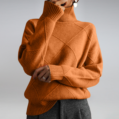 Cosy knit turtleneck sweater for women | Myla - 8
