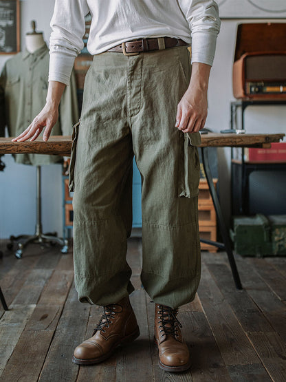 Heritage Utility Trousers with Reinforced Details Versatile for Men | Owen