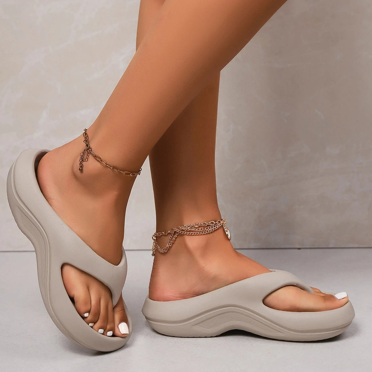 Classic open-toe flat sandals for women | Ruelle -13