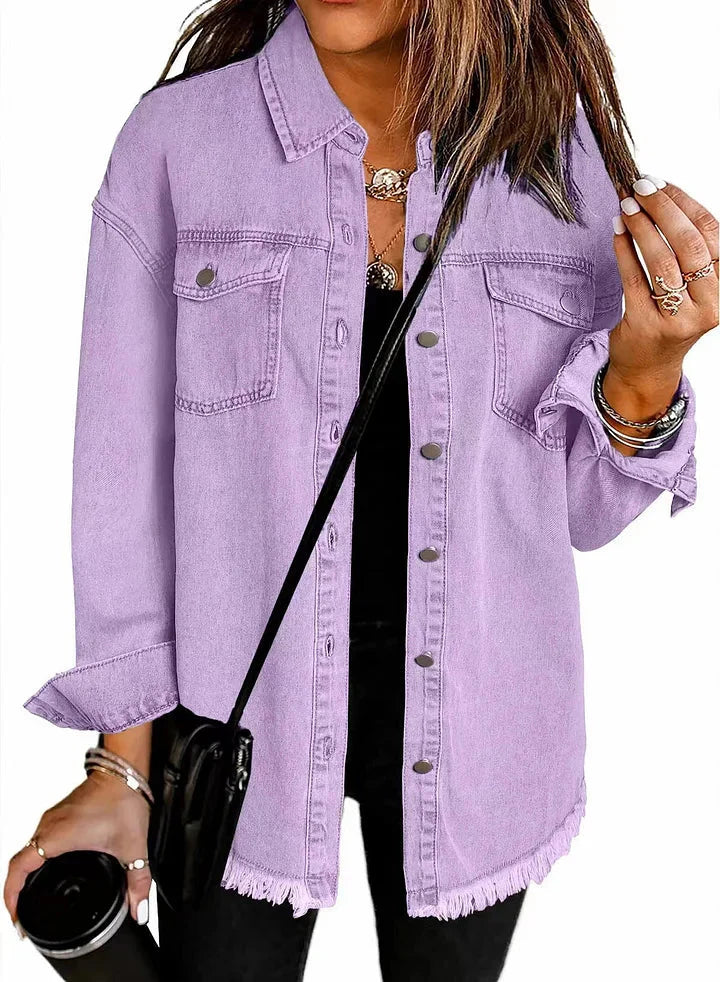 Classic signature denim jacket for women | Katja -10