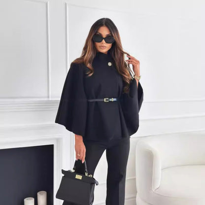 Chic belted butterfly casual jacket for women | Lea -2