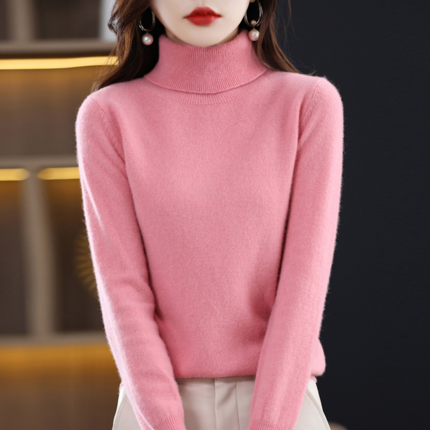 Cosy knit turtleneck sweater for men | Emmie - 6