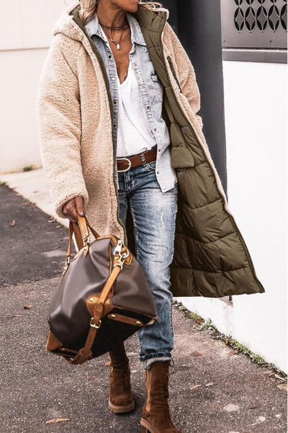 Elegant Reversible Long Coat Stylish For Women | Elvie