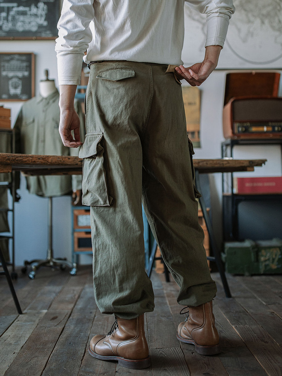 Heritage Utility Trousers with Reinforced Details Versatile for Men | Owen