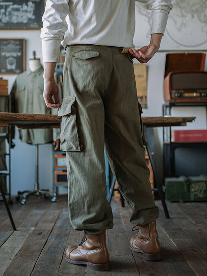 Heritage Utility Trousers with Reinforced Details Versatile for Men | Owen