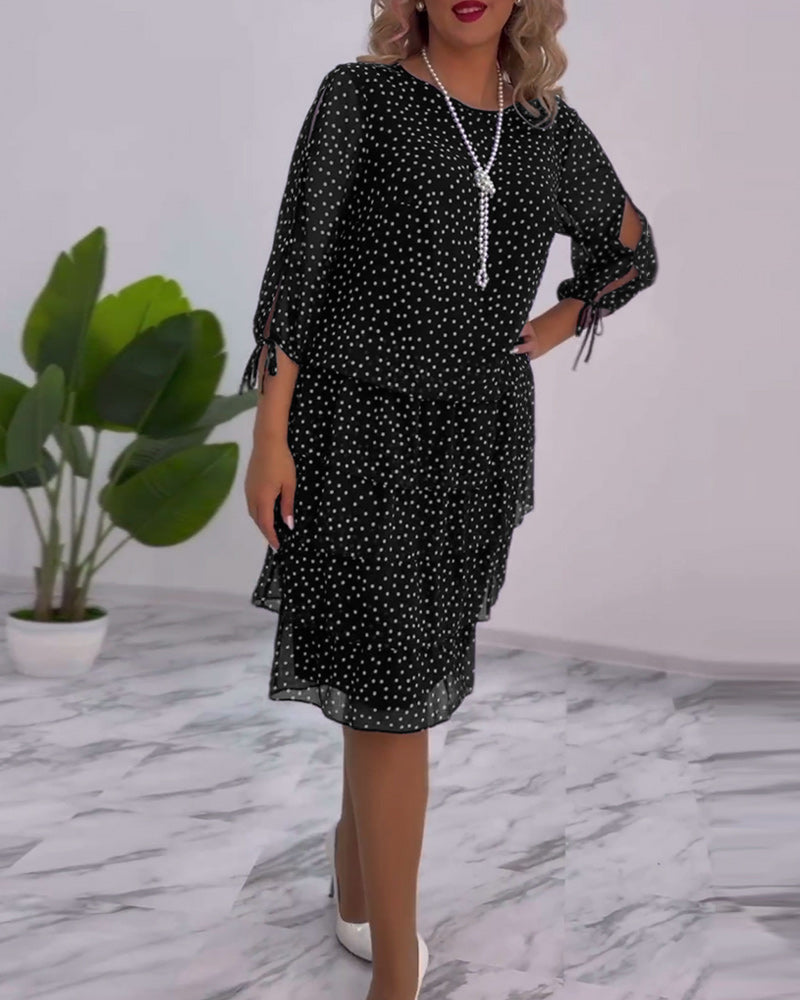Cosy elegant winter knit dress for women | AUTERELLE - 8