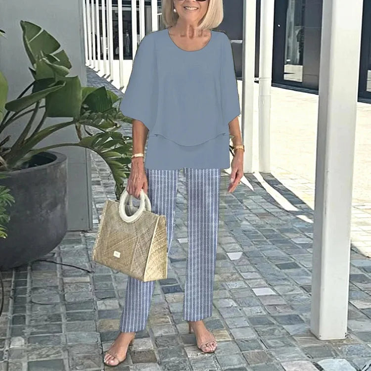 Classic matching co-ord set for women | Genevieve -3