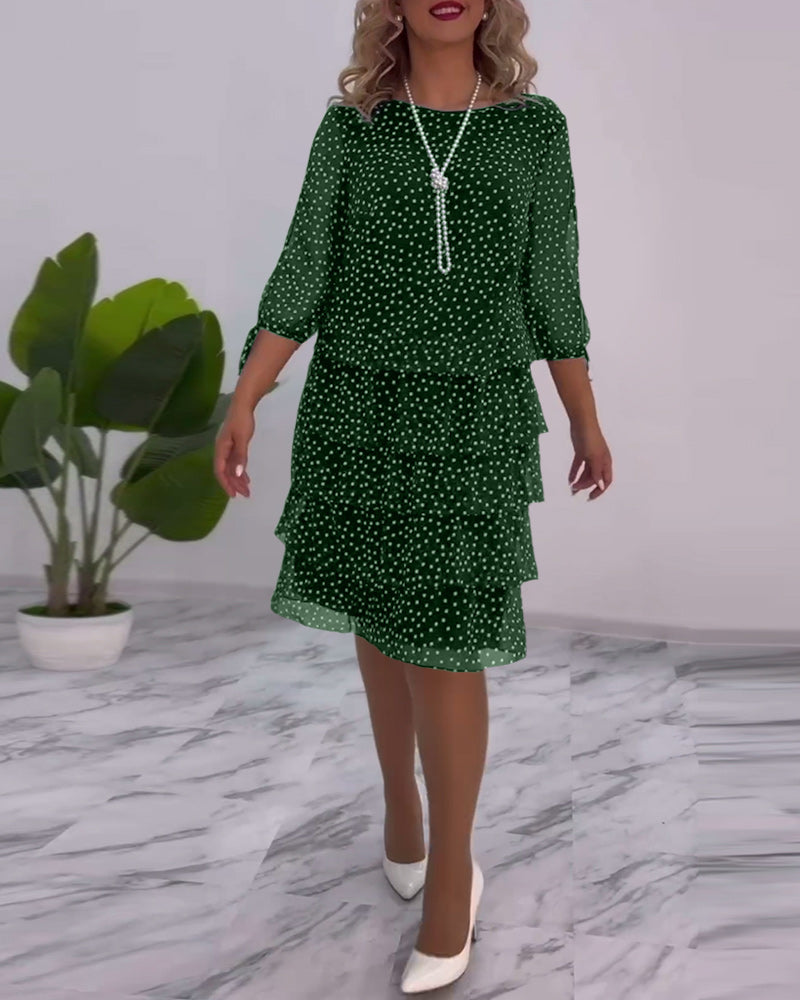 Cosy elegant winter knit dress for women | AUTERELLE - 10