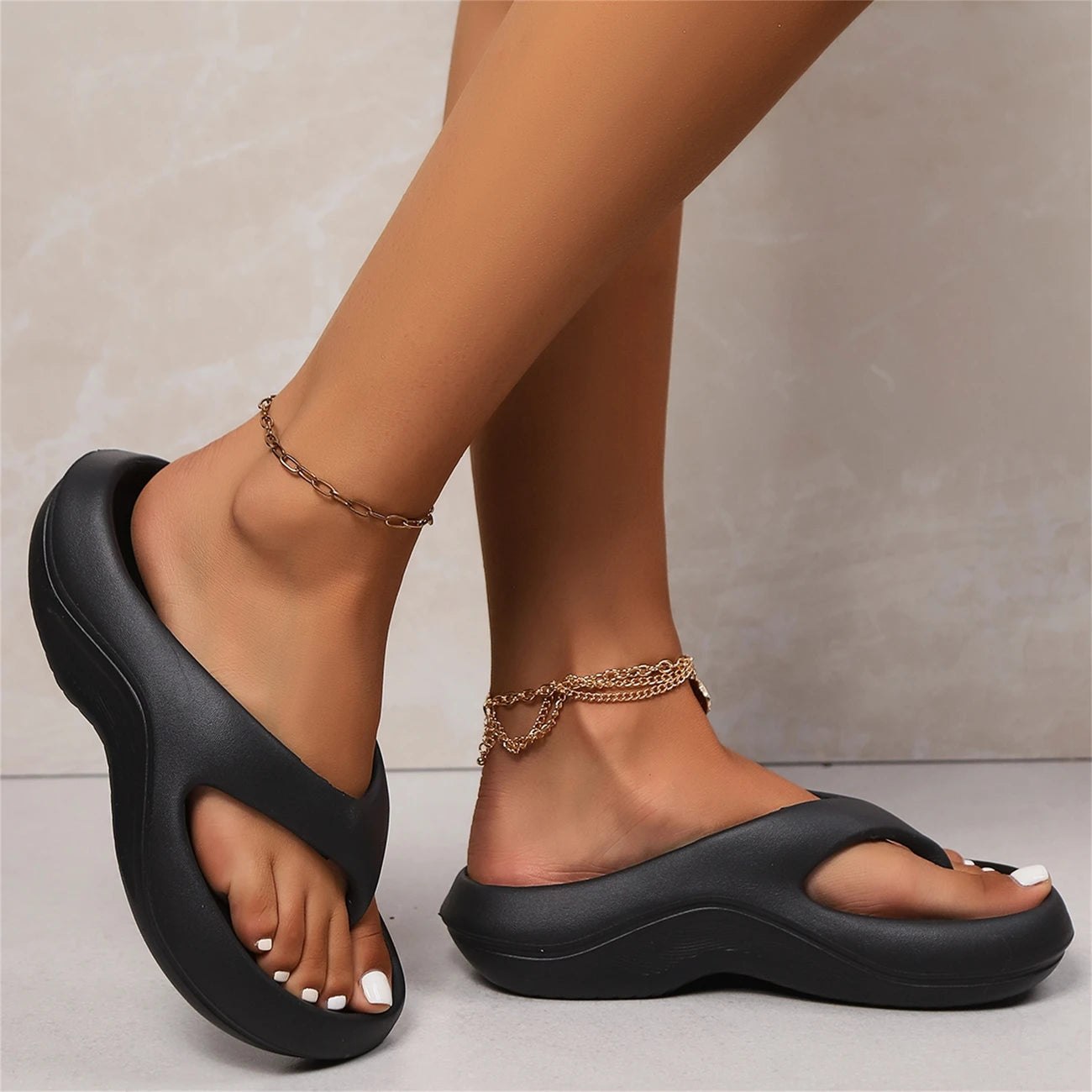 Classic open-toe flat sandals for women | Ruelle -9