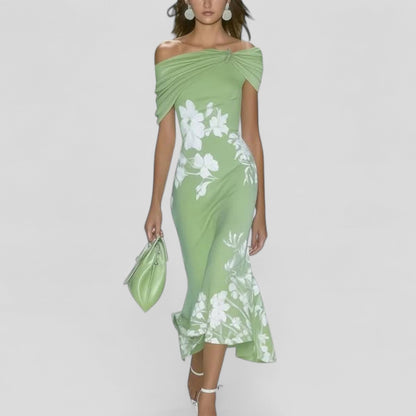 Elegant relaxed everyday midi dress for women | Isabrunel - 1