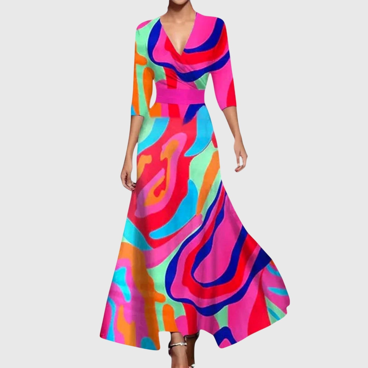 Elegant everyday casual dress for women | Leila - 6
