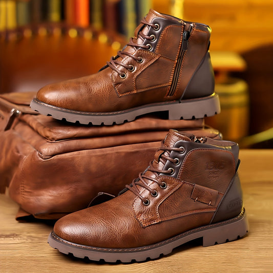 Rugged heritage ankle boots for men | Daniel -1