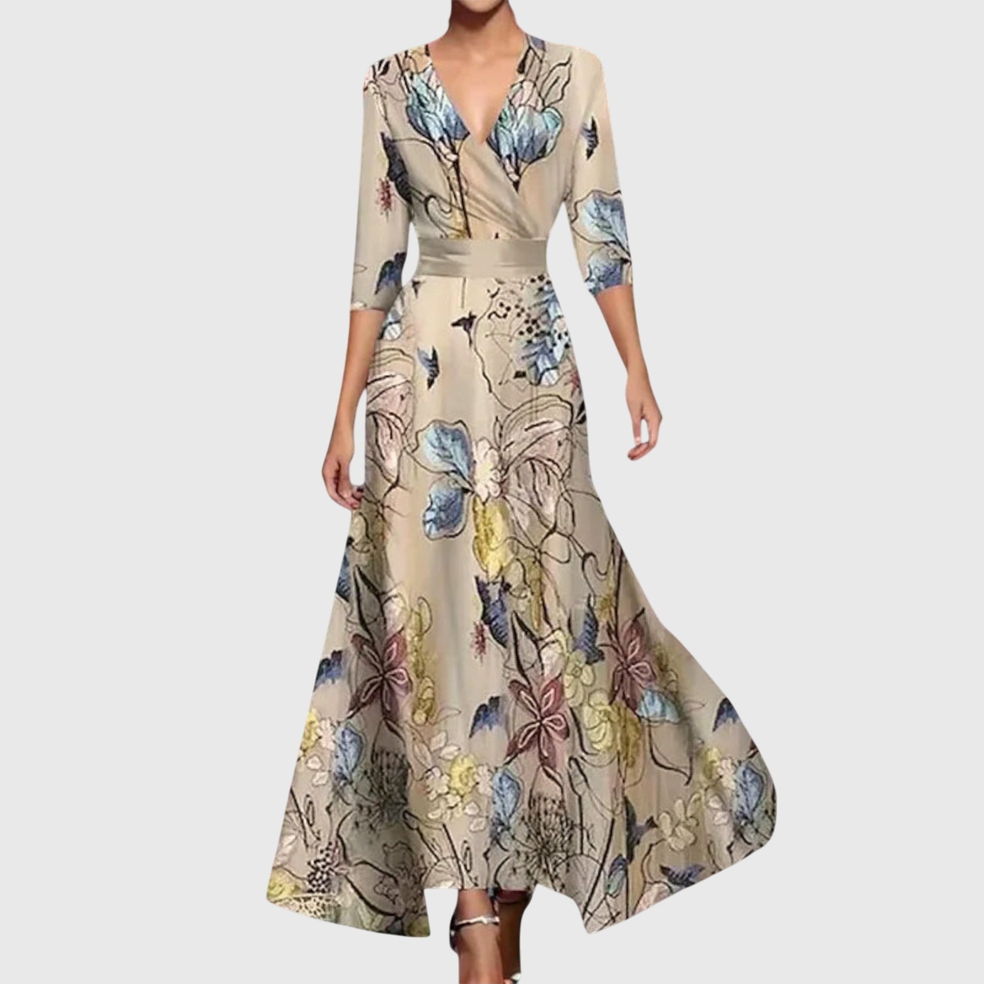 Elegant everyday casual dress for women | Leila - 3