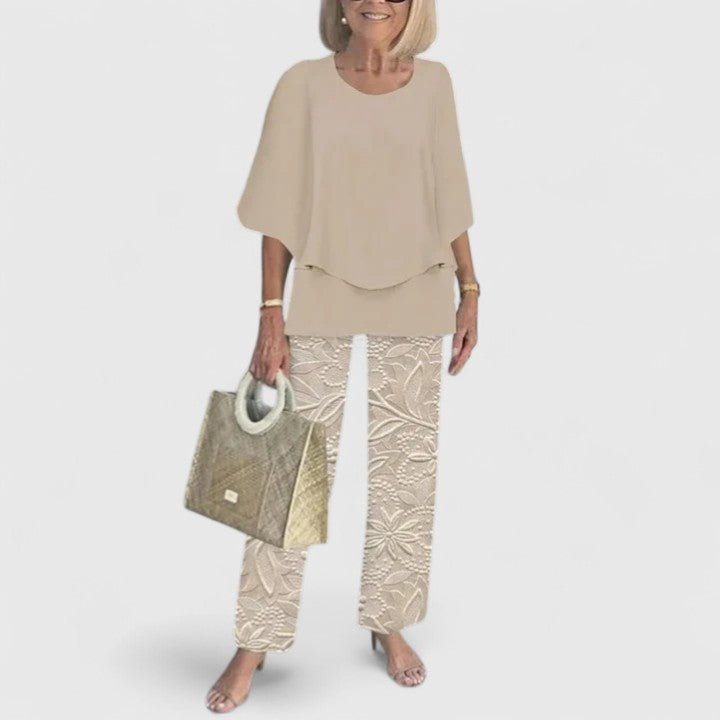 Elegant relaxed two-piece co-ord set for women | Martha - 6