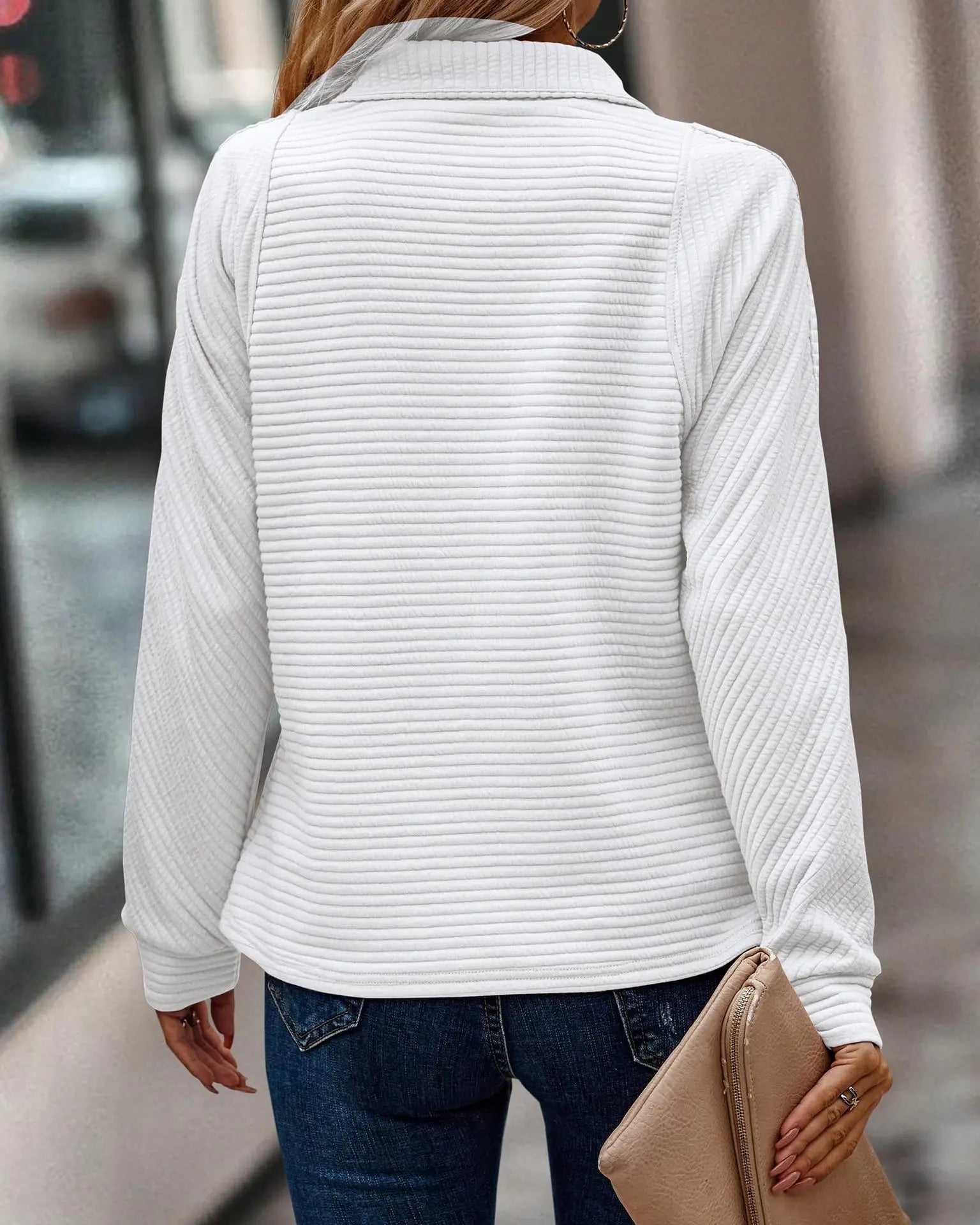 Cosy soft everyday knit sweater for women | Xiomara - 5