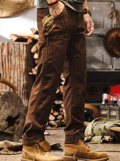 Rugged Straight Leg Utility Trousers Versatile For Men | Beckett