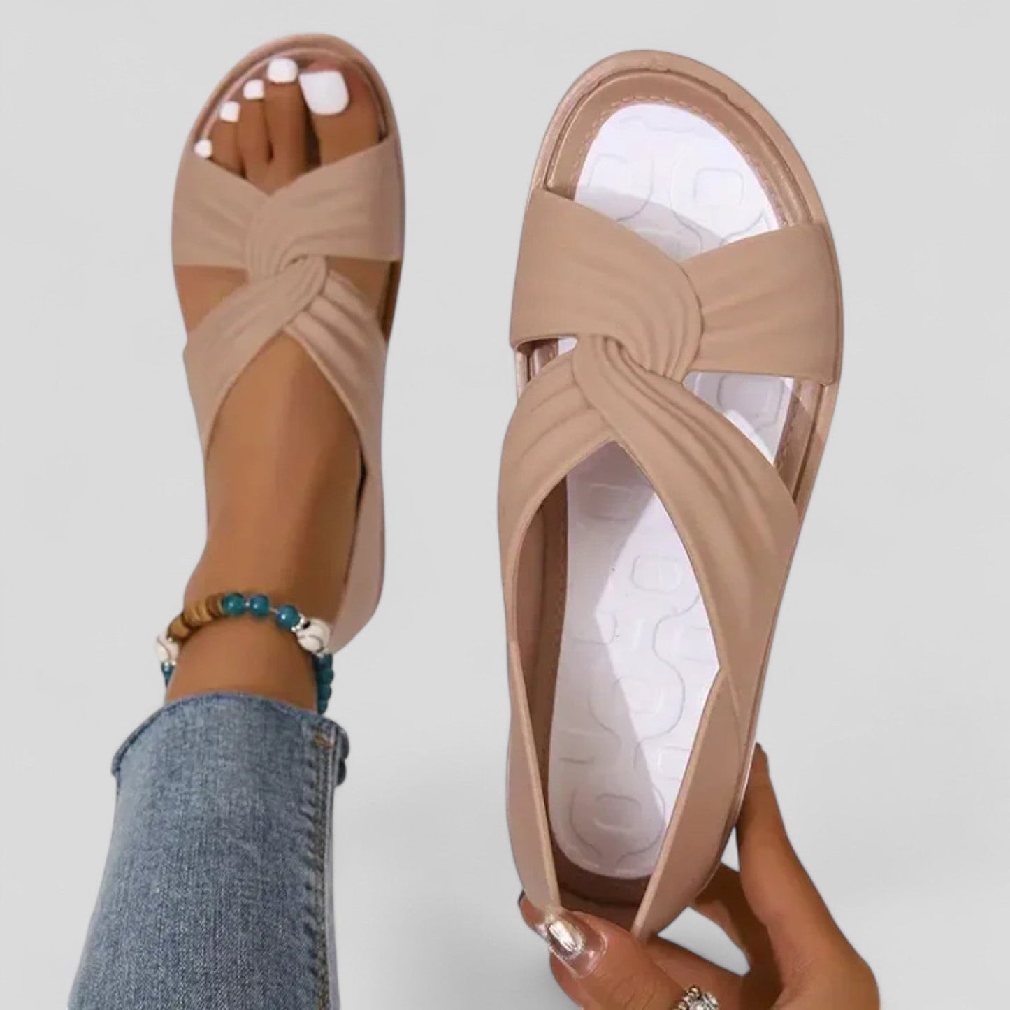 Classic supportive orthopedic everyday sandals for women | Anna -4
