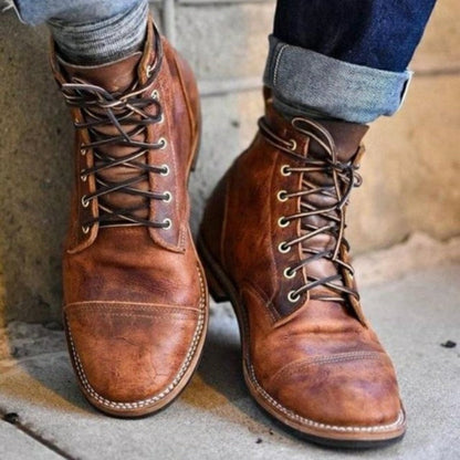 Timeless brogue ankle boots for men | Caleb -1