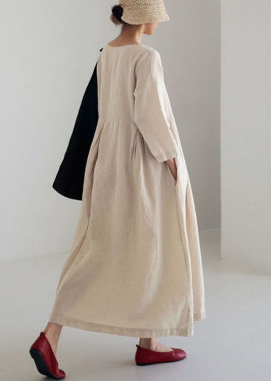 Unique patchwork everyday casual dress for women - 6