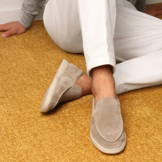 Smart suede slip-on loafers for men - 1
