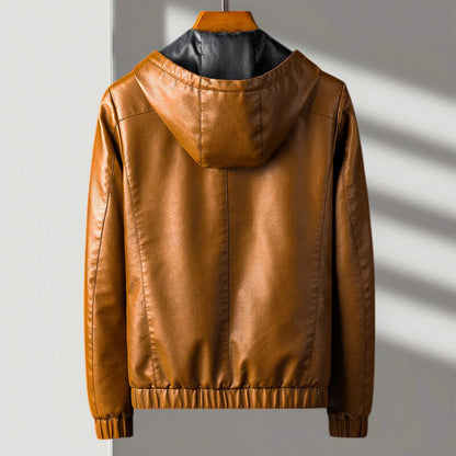 Classic leather everyday jacket for men | Aspen - 4